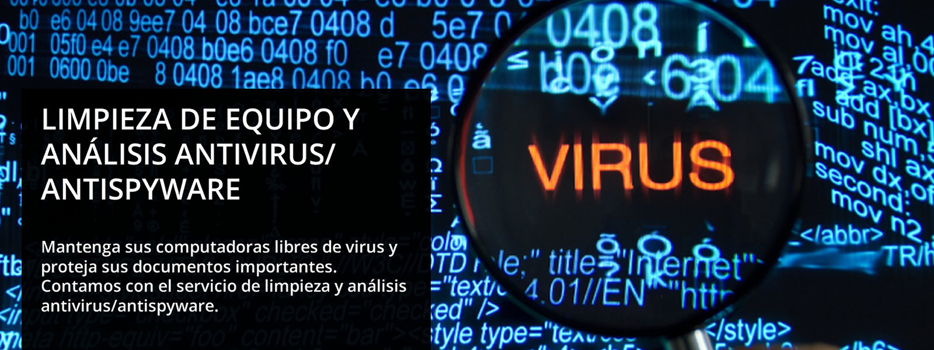 Limpieza de equipos y análisis antivirus / antispyware para computadoras