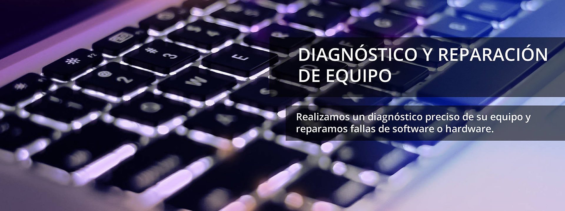Diagnóstico y reparación de laptops y computadoras de escritorio